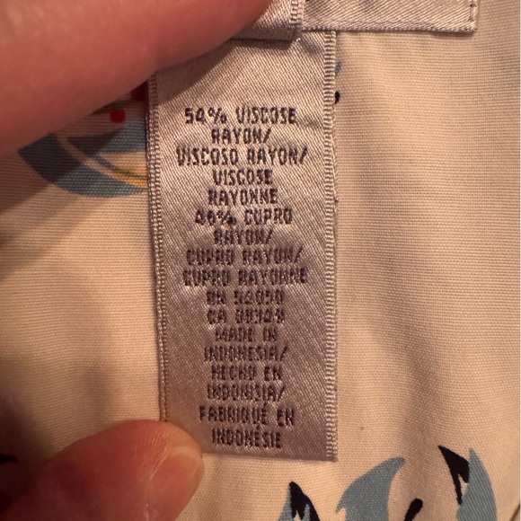 Nine West Floral Sleeveless Blouse Top Size 2X Tropical Print - Picture 10 of 10